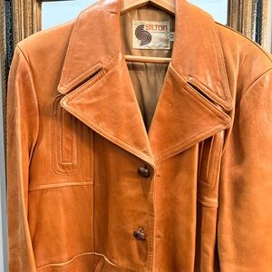 Men's Silton Tan Leather Jacket